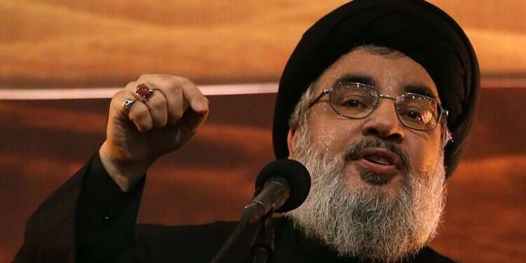 Nasrallah is trying to alter the equation