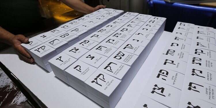 Ballots are prepared for the Sept. 17 election Battle at the top will hurt the little parties