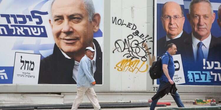 Deadlock between Likud and Blue and White with 92% of votes counted