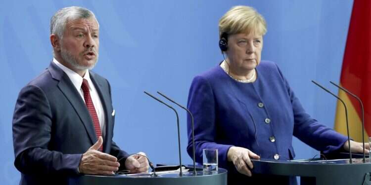 King of Jordan warns of 'disaster' if Israel annexes settlements