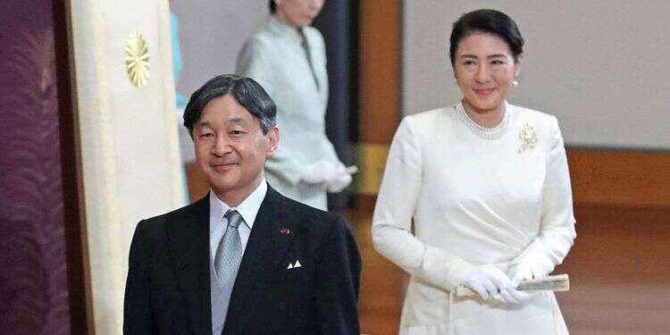 Japan's new Emperor Naruhito and Empress Masako leave a ceremony at the Imperial Palace in Tokyo Netanyahu may travel to Japan for emperor's enthronement