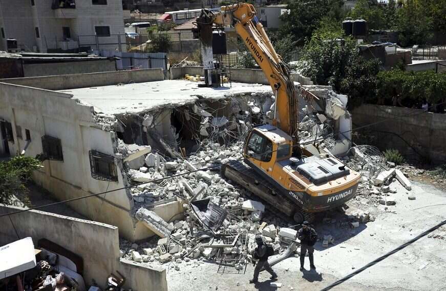 IDF troops demolish an illegally built Palestinian house in east Jerusalem Rights group decries 'record number' of Jerusalem home demolitions