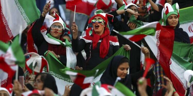 Iranian women attend FIFA soccer game for first time in decades