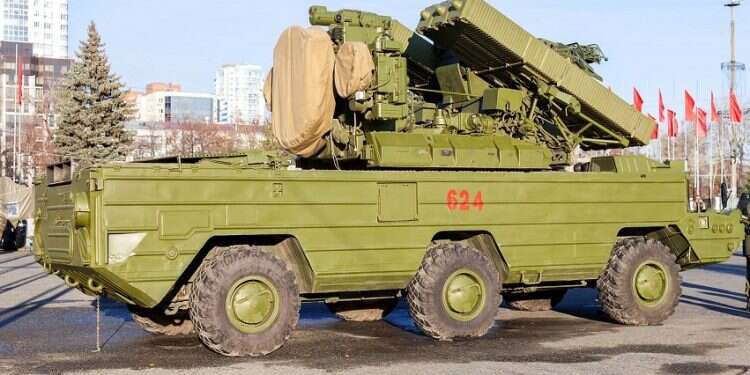 A Soviet-made SA-8 surface-to-air missile battery Concern in the north: Hezbollah fired surface-to-air missile at Israeli drone