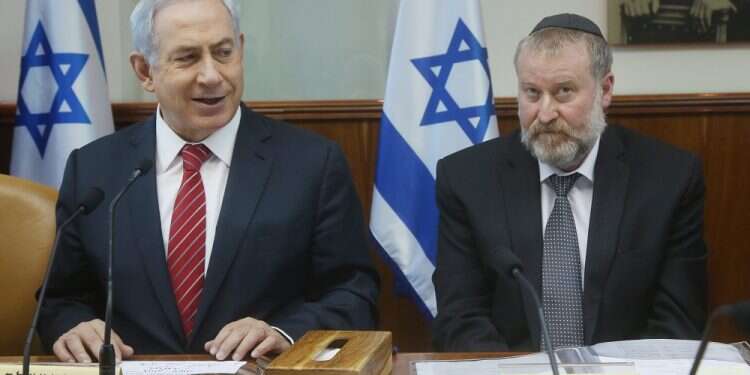 AG: Netanyahu can remain interim PM while under indictment