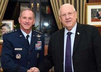 US Air Force chief visits Israel, meets with president, IDF officials