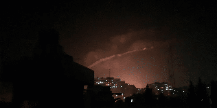 Explosions near Damascus as Syrian army says it intercepts Israeli missiles
