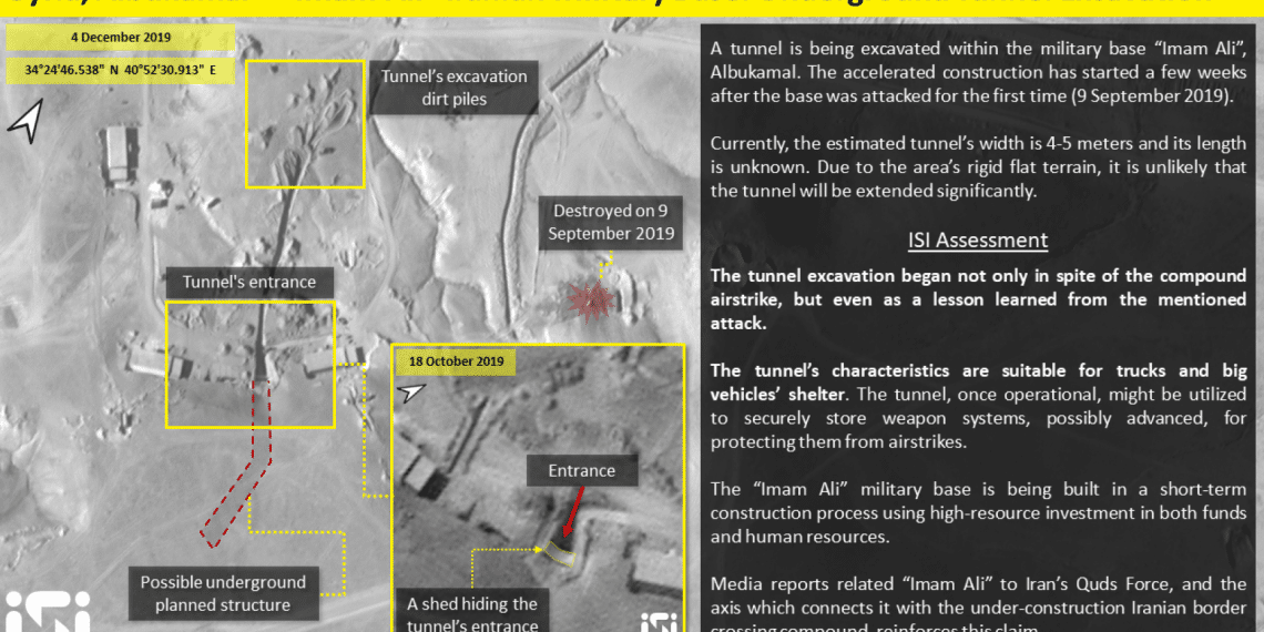 Satellite photos show Iran building tunnels in Syria to ...