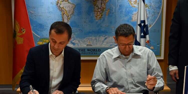 Israel, Montenegro launch defense cooperation with $35M deal