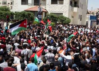 Jordanians protest gas deal with Israel