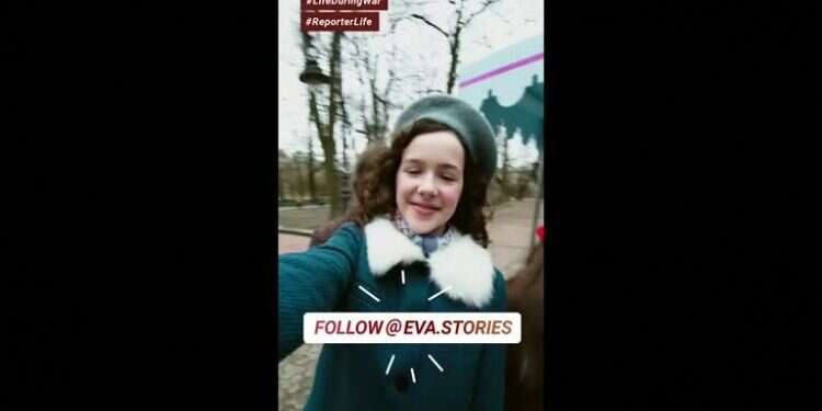 A frame from the 'Eva Stories' project World leaders to make online 'Never Again' pledge