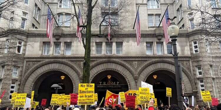 American strike in Iraq prompts anti-war protests in US cities