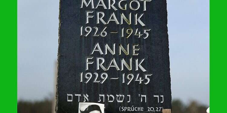 According to this Jewish activist, Anne Frank 'did not die from a concentration camp'