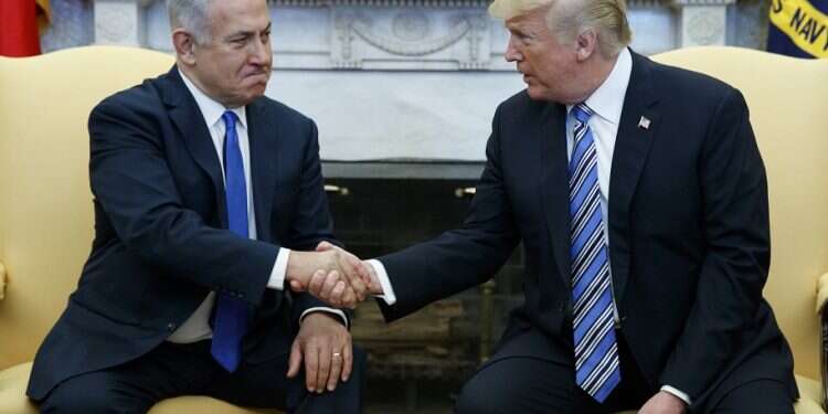 PM Netanyahu shakes hands with US President Donald Trump in the Oval Office of the White House, March 5, 2018 For Israel, now is the time for strategic initiatives