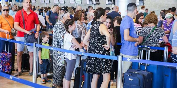 Israelis take over 9 million trips abroad in 2019, an all-time record