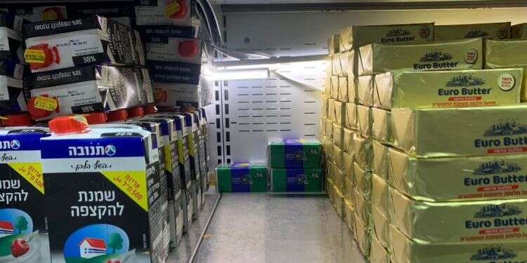Trying to even the spread, Israel to exempt butter from import quotas, tariffs