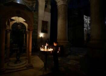 Jerusalem's Sepulchre church tells visitors to keep distance due to coronavirus