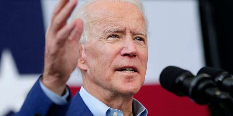 Democratic presidential candidate former Vice President Joe Biden speaks during a campaign rally at Texas Southern University in Houston Super Tuesday: Biden hopes to come in from the cold