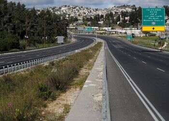 Seeing silver lining during corona pandemic, Israel upgrades empty roads, rails