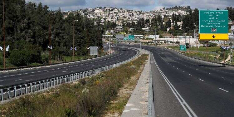 Seeing silver lining during corona pandemic, Israel upgrades empty roads, rails