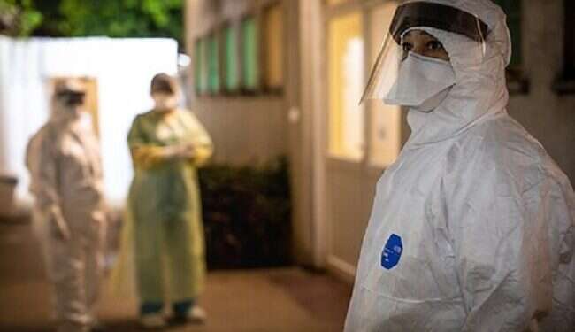 Medical personnel in Jerusalem Number of coronavirus cases in Israel exceeds 10,000