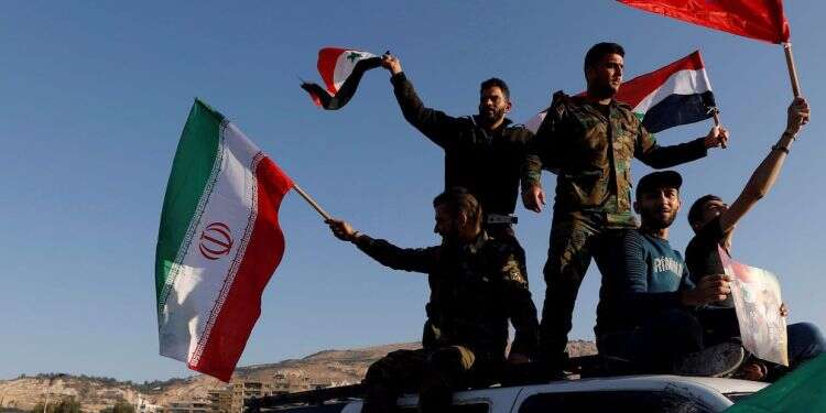 Iran starting to pull up stakes in Syria, defense officials say