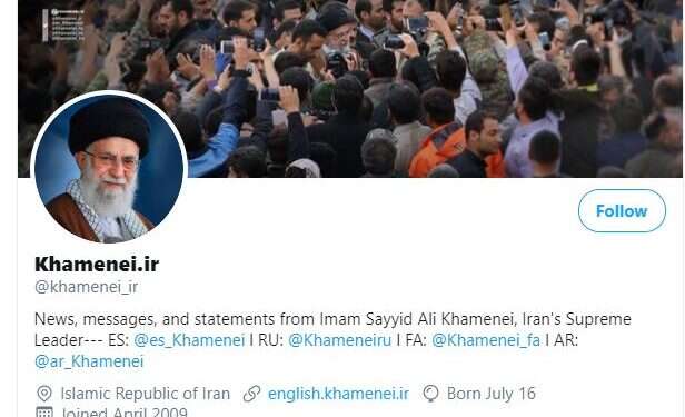 Israel urges Twitter to suspend Khamenei's account over anti-Semitic posts