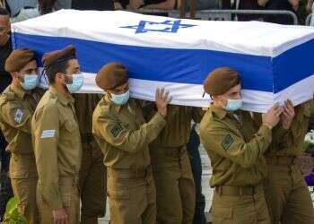 Hundreds attend funeral of soldier killed in West Bank rock-throwing attack