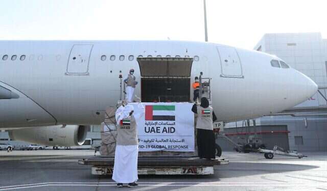 Iran blasts UAE for delivering aid to PA via direct flight to Israel