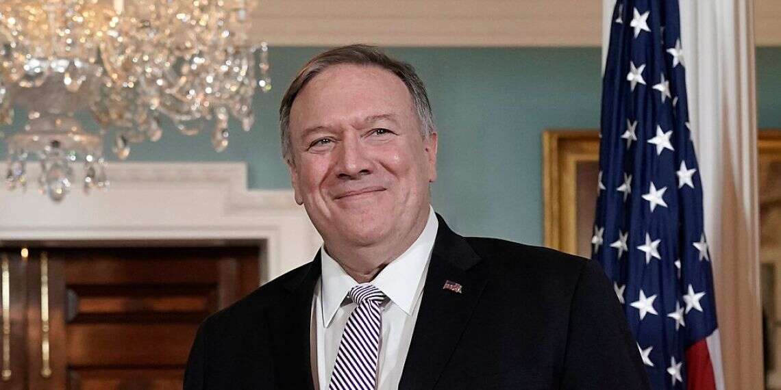 Secretary of State Mike Pompeo appears at the State Department in Washington, 2019 Ahead of visit, Pompeo says sovereignty is 'in the end, an Israeli decision'