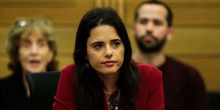 Yamina MK Ayelet Shaked 'Netanyahu prefers weak politicians. We're not weak'