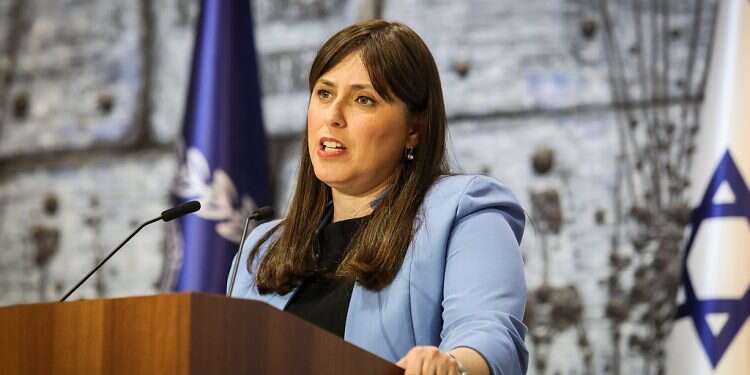 Settlement Enterprise Minister Tzipi Hotovely Israeli minister says still no consensus with US on sovereignty plan
