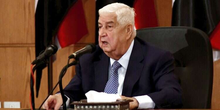 Syrian FM says US sanctions seek to 'starve the people'