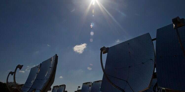Solar dishes in Kibbutz Kvutzat Yavne, in southern Israel Israel unveils NIS 80B plan to boost solar energy, aims to see production rise by 30%