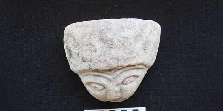 1,800-year-old 'face' comes to light in northern Israel