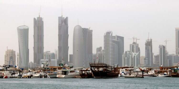 The Doha skyline Qatar eyes hosting 2032 Olympics