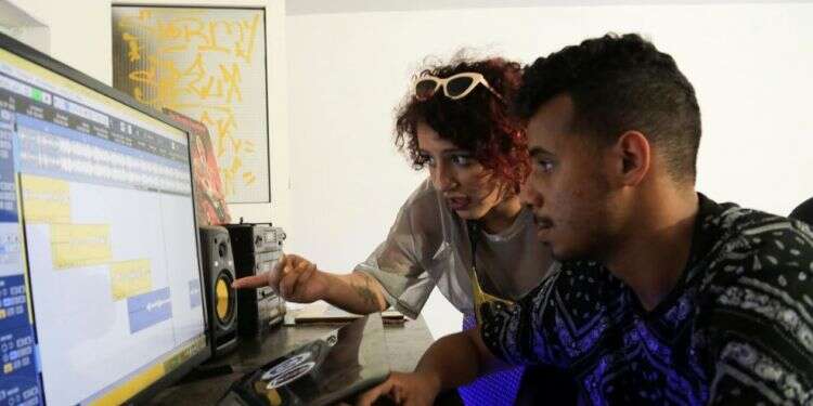 Moroccan woman breaks through in rap scene dominated by men