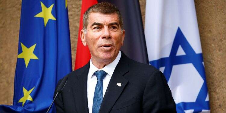 Israeli Foreign Minister Gabi Ashkenazi Ashkenazi meets EU counterparts in Germany on first diplomatic trip overseas