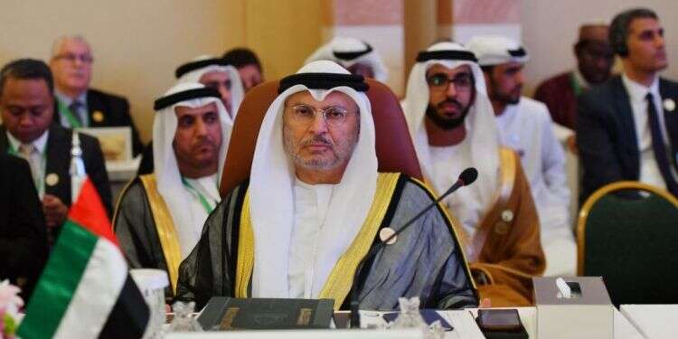 UAE Foreign Minister Anwar Gargash UAE FM: Treaty with Israel not directed at Iran