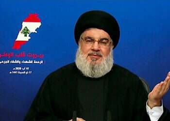 Hezbollah leader denies storing weapons at Beirut port