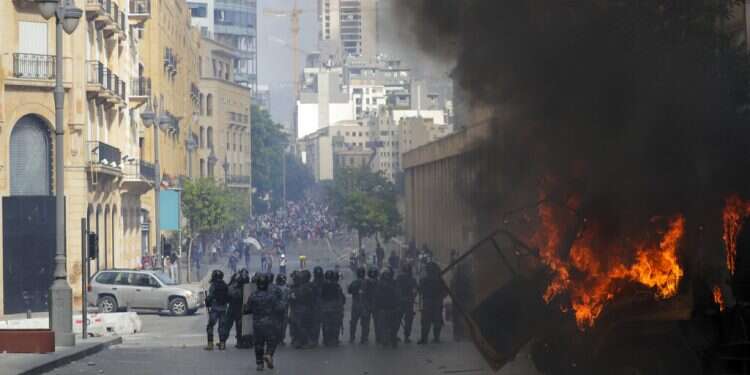 Lebanese protesters storm ministry buildings as anger over Beirut blast grows