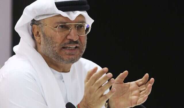 Emirati Foreign Minister Anwar Gargash UAE FM: We hope to see Israeli tourists visit 'very soon'