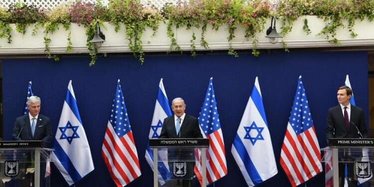 'For far too long, the Palestinians have had a veto on peace'