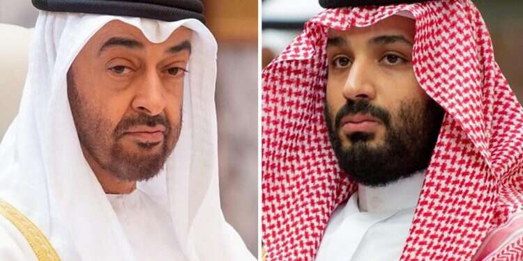 UAE Crown Prince Mohammed bin Zayed Al Nahyan and Saudi Crown Prince Mohammed bin Salman Did UAE bid to normalize ties with Israel steal Saudi Arabia's thunder?