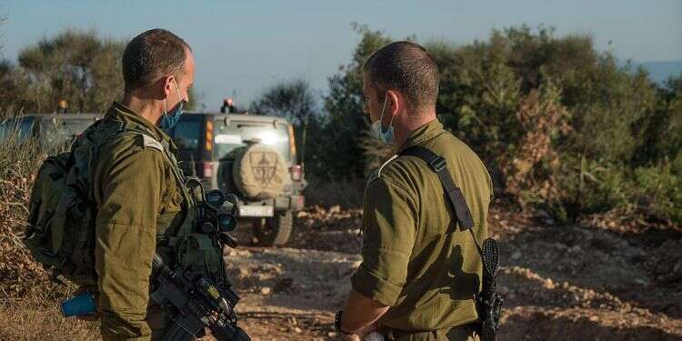 Israeli officers on the northern border this week Simmering tensions on northern border could spark significant hostilities