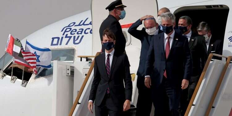 'A-Salam Alaikum': Historic peace trip to UAE gets underway