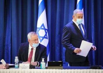 Blue and White leader Benny Gantz and PM Benjamin Netanyahu (Marc Israel Sellem/File photo) Likud, Blue and White find way to avoid early elections