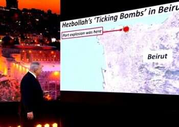 PM exposes Hezbollah arms depot, asks Beirut residents to stop 'another tragedy'