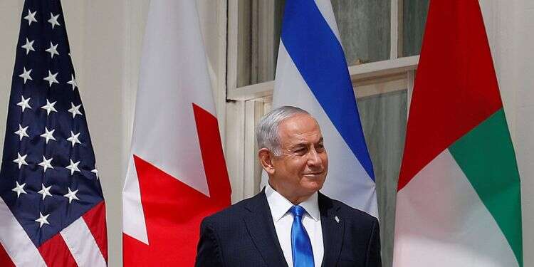 Prime Minister Benjamin Netanyahu prior to the signing of the Abraham Accords at the White House, Sept. 15, 2020 Italian politician nominates Netanyahu for Nobel Peace Prize