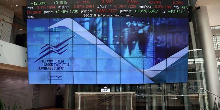 Tel Aviv Stock Exchange wipes out 2 months of gains